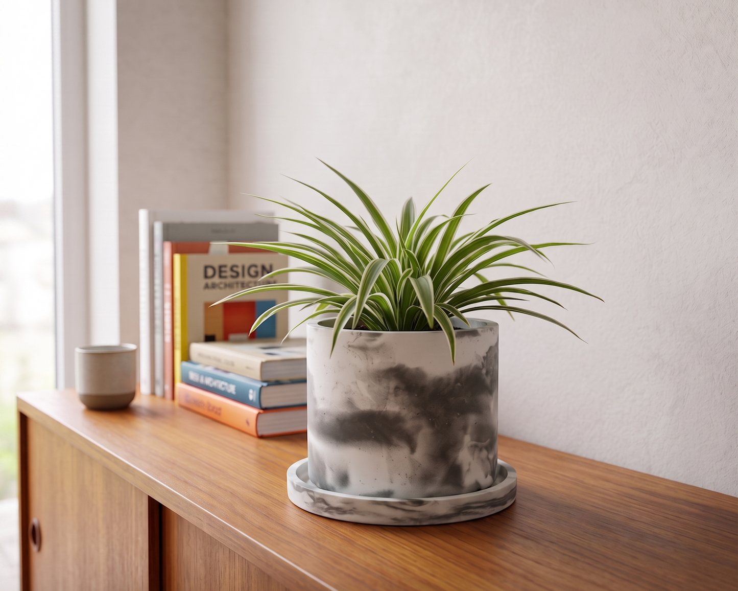 Vaso in Cemento & Sottovaso