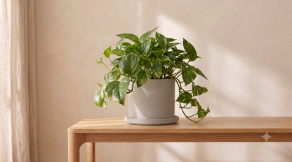 Vaso in Cemento & Sottovaso